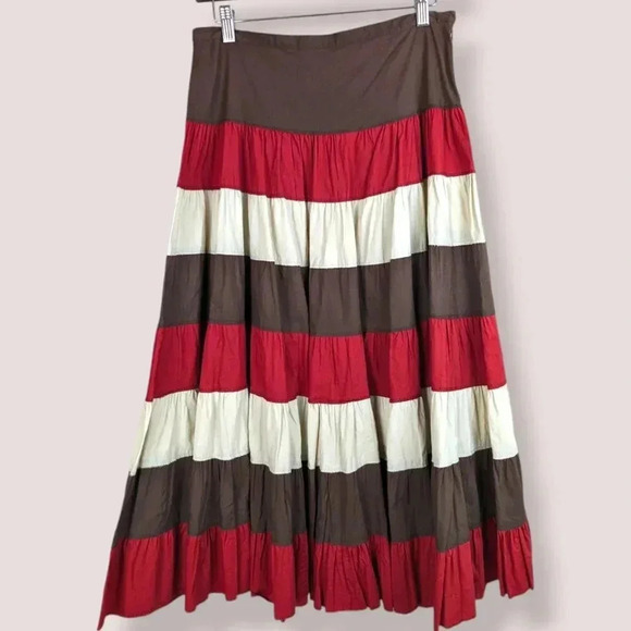 V. Jessica Layered Peasant Skirt - Picture 5 of 7